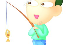 钓鱼漫画图片,漫画中的钓鱼瞬间