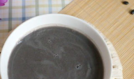 黑豆芝麻豆浆,营养早餐新选择